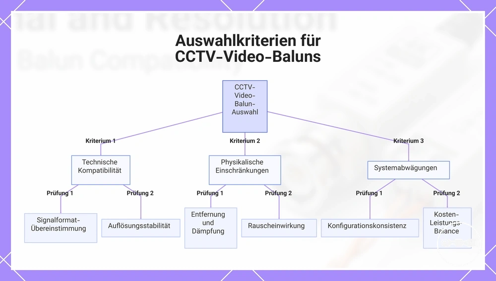 Auswahlkriterien für CCTV-Video-Baluns
