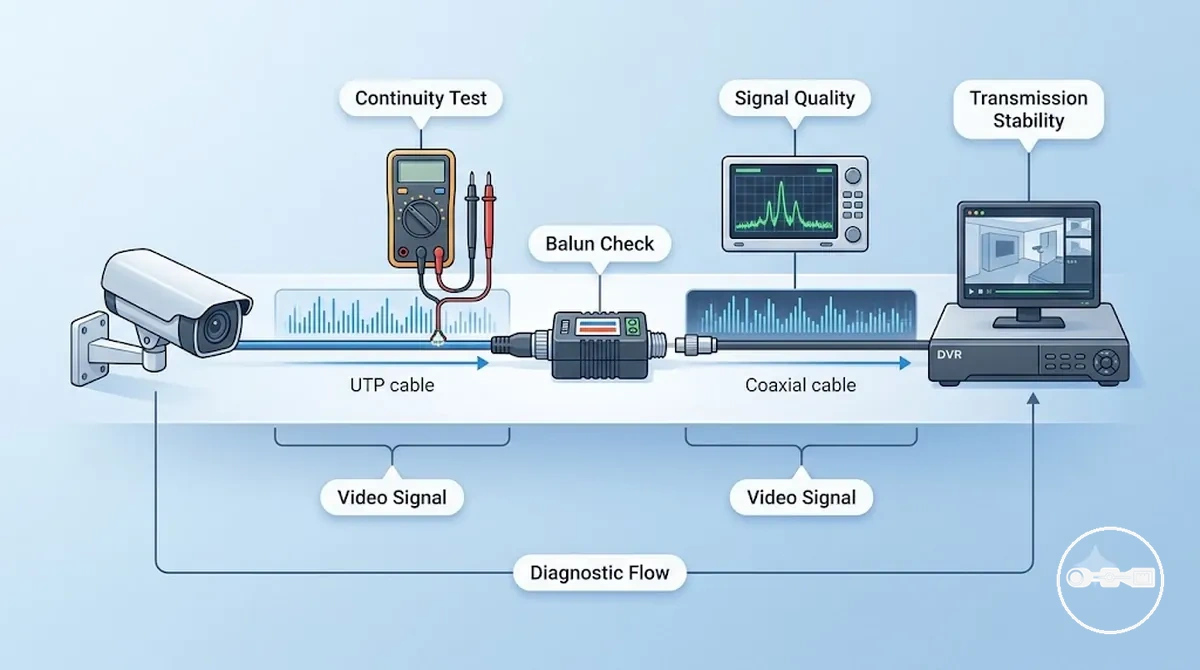 CCTV-Video-Balun-Testmethoden zur Analyse der Signalintegrität und Übertragungsqualität
