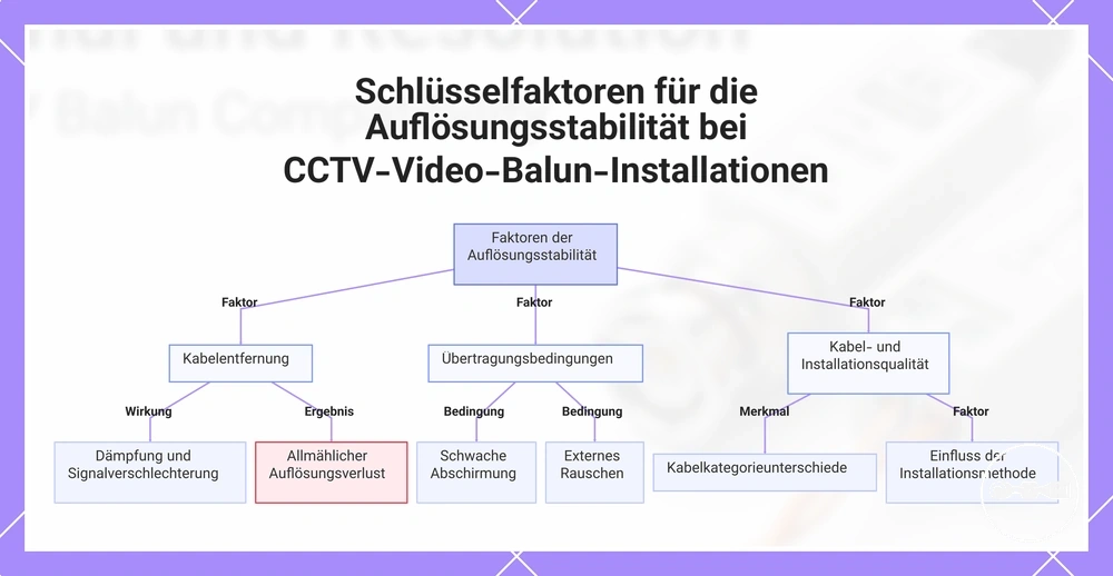 Schlüsselfaktoren für die Auflösungsstabilität bei CCTV-Video-Balun-Installationen