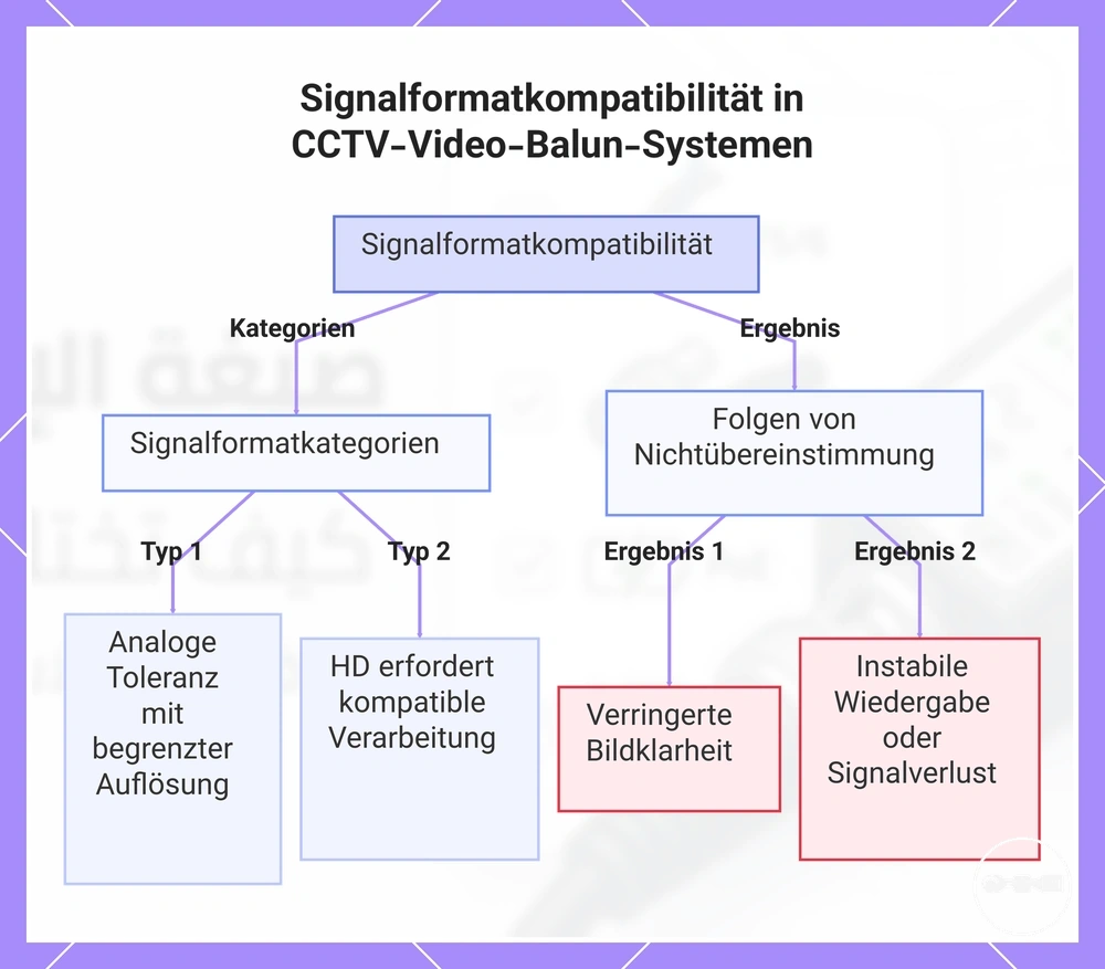 Signalformatkompatibilität in CCTV-Video-Balun-Systemen
