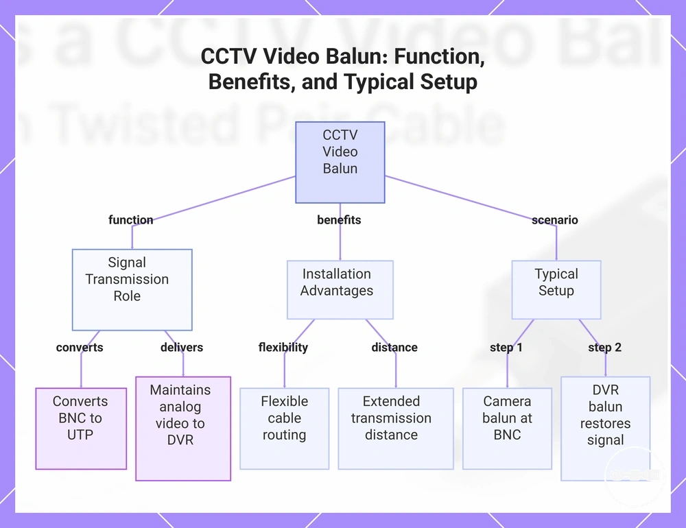 CCTV Video Balun: Function, Benefits, and Typical Setup