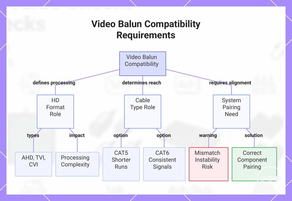 Video Balun Compatibility Requirements