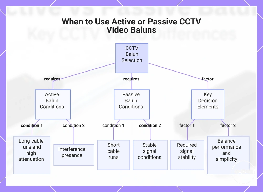 When to Use Active or Passive CCTV Video Baluns