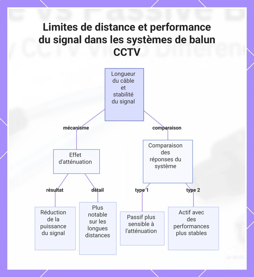 Limites de distance et performance du signal dans les systèmes de balun CCTV