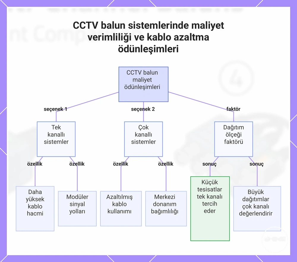 CCTV balun sistemlerinde maliyet verimliliği ve kablo azaltma ödünleşimleri