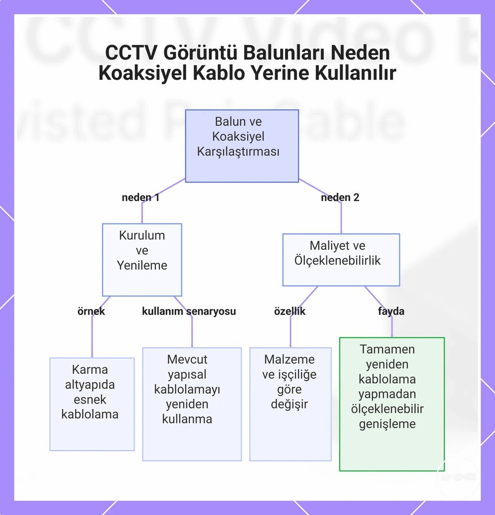 CCTV Görüntü Balunları Neden Koaksiyel Kablo Yerine Kullanılır