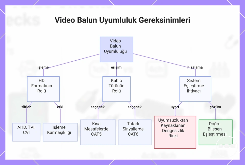 Video Balun Uyumluluk Gereksinimleri